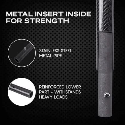 CKG Carbon Fiber Travel Handle - Black - Image 3