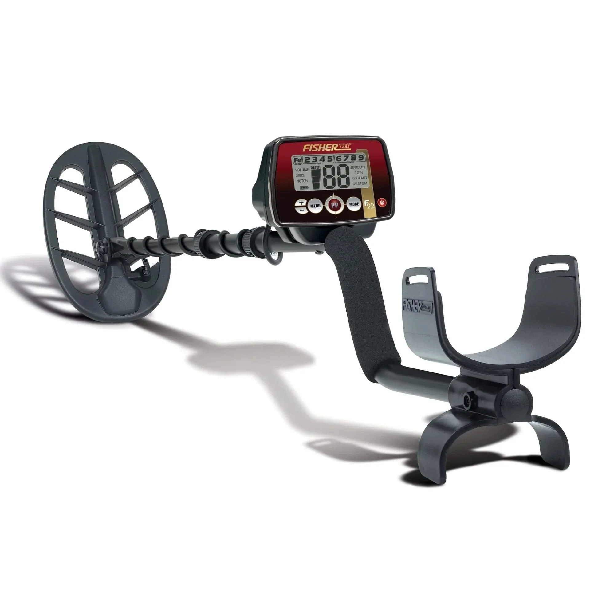 Fisher F22 Metal Detector With 11" DD Coil