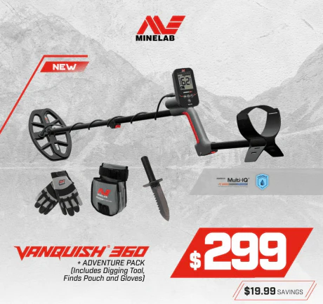 Minelab Vanquish 360 Metal Detector with Adventure Pack - Image 2