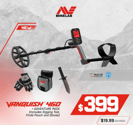 Minelab VANQUISH 460 Metal Detector with Adventure Pack - Image 2