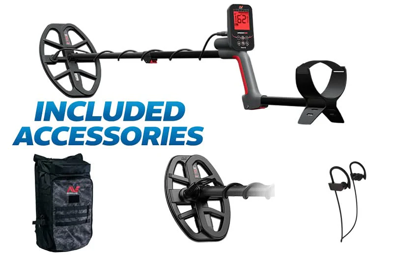 Minelab VANQUISH 560 Pro-Pack Metal Detector with Backpack