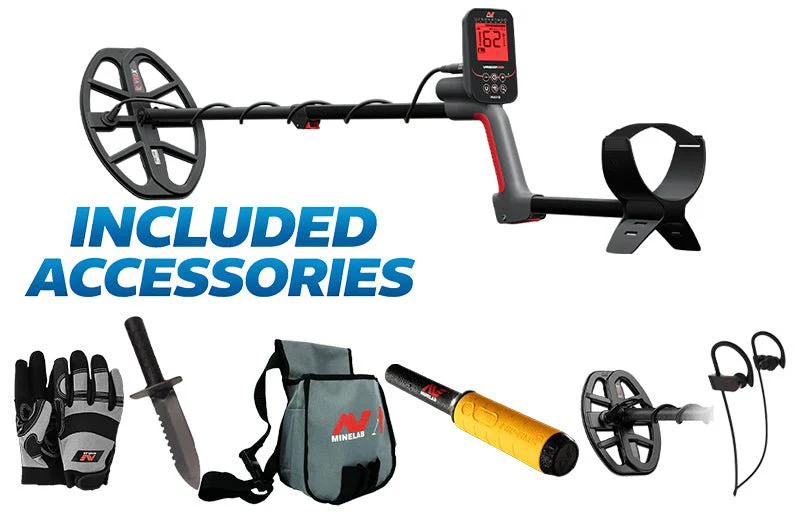 Minelab VANQUISH 560 Pro-Pack Metal Detector with Adventure Pack and Pro-Find 35